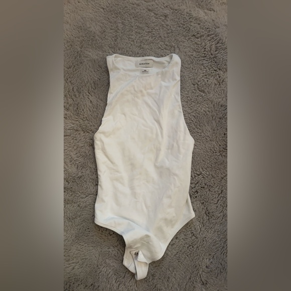 WHITE ARITZIA BABATON BODYSUIT - Picture 2 of 2